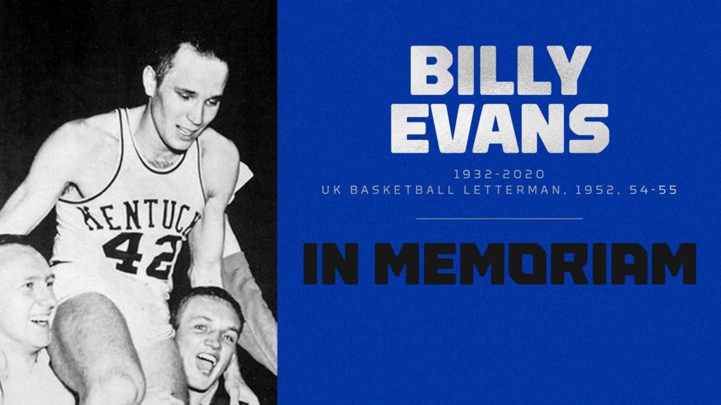 Kentucky Hall of Famer Billy Evans Dead at 88